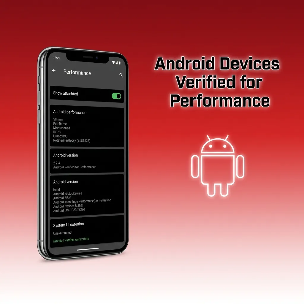 List of Android devices from 2020-2025 verified for optimal game performance.