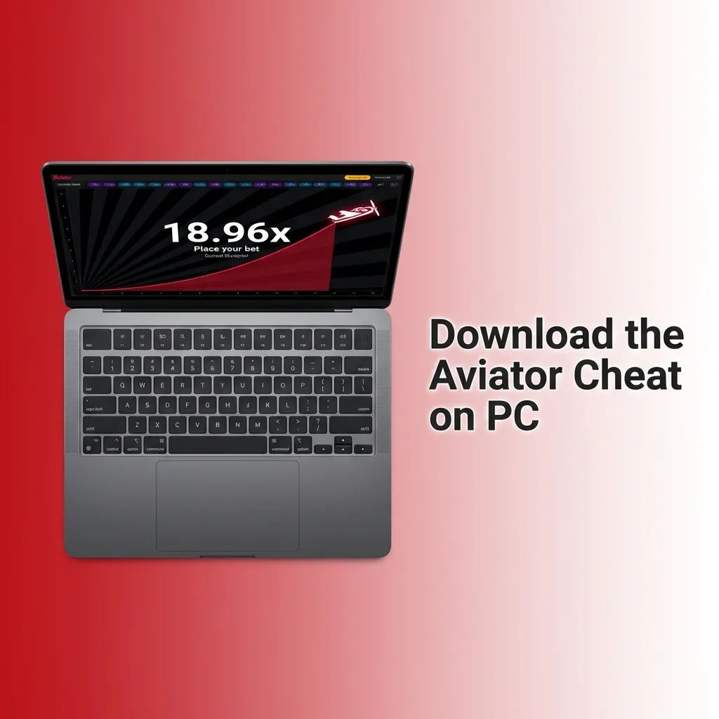 Download and installation interface of Aviator cheat software on a Windows PC.