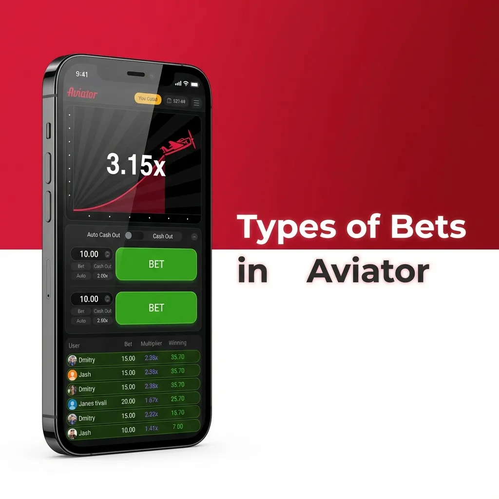 Aviator game interface displaying Single Bet and Two Bets wagering options.