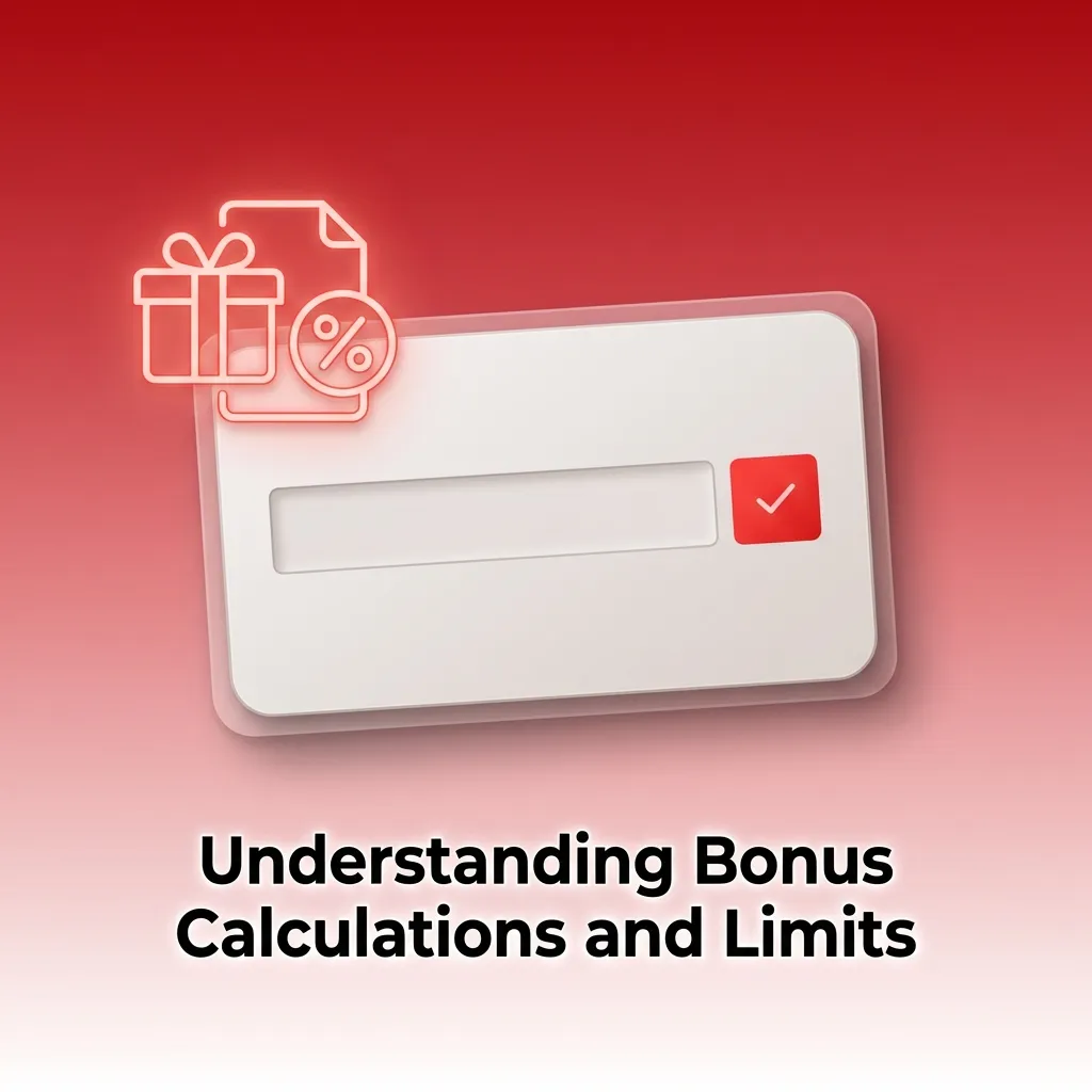 Casino bonus calculation guide showing deposit percentage matches and limits.