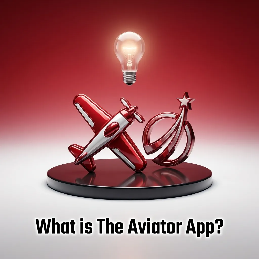 Mobile phone screen showing the Aviator game interface on a licensed casino app.