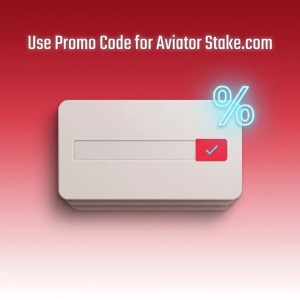 Enter promo code during Stake.com registration to unlock exclusive Aviator game offers.